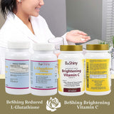 BeShiny Skin Whitening Pills Set Glutathione Vitamin C