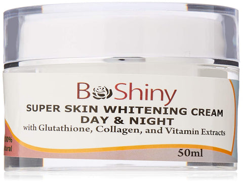 Super Skin Whitening Face Cream Day & Night with Glutathione Collagen and Vitamin Extracts