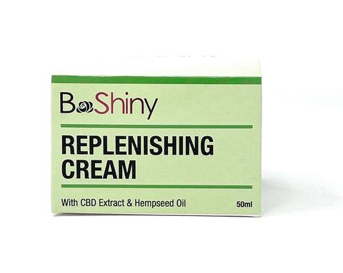 BeShiny Replenishing Moisture Cream hydration moisturising Soothing Nourishing Hemp Seed Oil 50ml