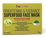 SuperFood Face Mask with Avocado & Green Tea - Body Mud Mask - Acne Treatment - Natural Dermatologically Tested - Face Masks Skincare