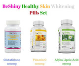 BeShiny L-Glutathione Skin Whitening Brightening pills 1000mg Supplement Antioxidant Face Lightening